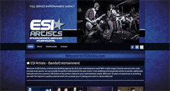 Desktop Screenshot of esiartists.com